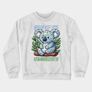 Cuddly Koala of Kindness: Mind Body Balance Crewneck Sweatshirt